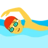 Man Swimming Emoji 🏊‍♂️ image - Skype style