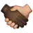 Handshake: Dark Skin Tone, Medium-Light Skin Tone
