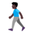 Man Walking: Dark Skin Tone