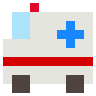Ambulance Emoji 🚑 image - SerenityOS style