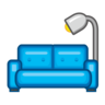 Kanepe ve Lamba Emoji 🛋 image - Emojidex style