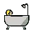 Person Taking Bath: Medium-Light Skin Tone