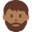 Man: Medium-Dark Skin Tone, Beard