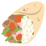 Burrito Emoji 🌯 image - EmojiTwo style