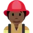 Firefighter: Dark Skin Tone