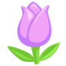Tulpe Emoji 🌷 image - Facebook Messenger (2016) style