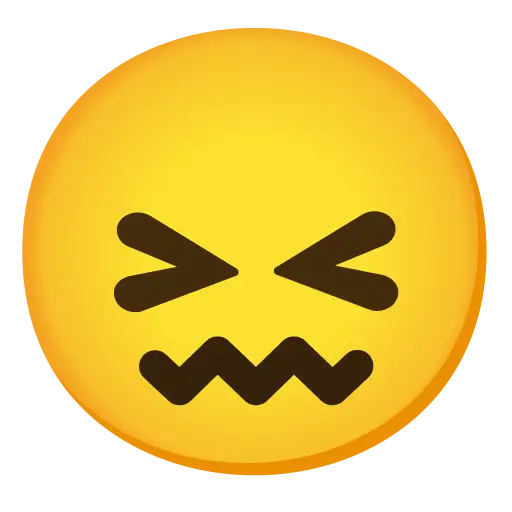 Confounded Face