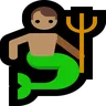 Merman: Medium Skin Tone Emoji 🧜🏽‍♂️ image - Microsoft Windows 10 Segoe UI Emoji style