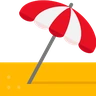 Parapluie au sol Emoji ⛱ image - Skype style