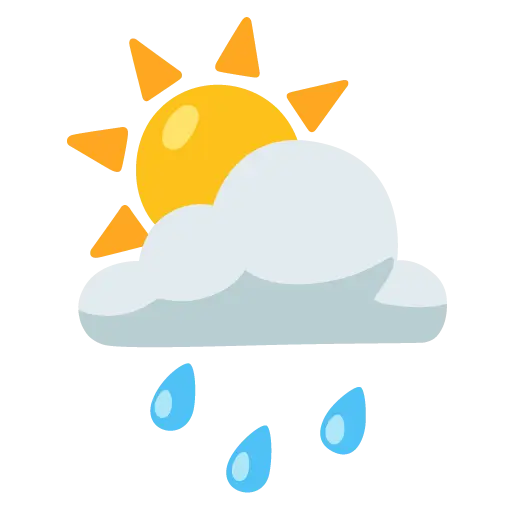 雨云后的白色太阳