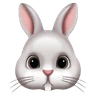 토끼 얼굴 Emoji 🐰 image - Huawei Harmony OS style