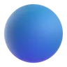 大きな青い丸 Emoji 🔵 image - Microsoft 3D Fluent style