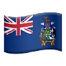 Flag: South Georgia & South Sandwich Islands Emoji 🇬🇸 image - Apple style