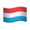 Flag: Luxembourg Emoji 🇱🇺 image - Telegram style