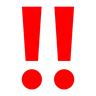 Çift ünlem işareti Emoji ‼ image - Docomo style