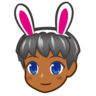 Men With Bunny Ears: Medium-Dark Skin Tone Emoji 👯🏾‍♂️ image - Emojidex style