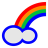 Arcoíris Emoji 🌈 image - Docomo style
