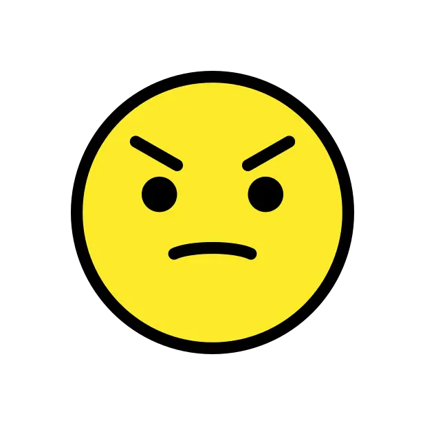 Faccia arrabbiata