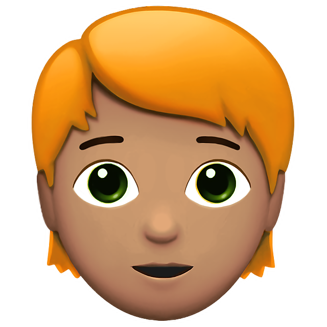 Person: Medium Skin Tone, Red Hair