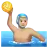 Person Playing Water Polo: Medium-Light Skin Tone