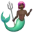Merman: Dark Skin Tone