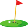 Emoji Flag in Hole ⛳ image - Skype style