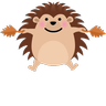 Jeż Emoji 🦔 image - Skype style