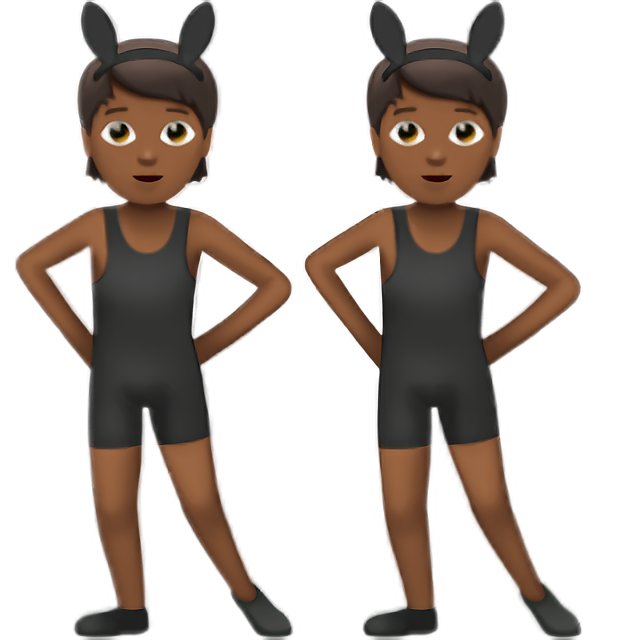 People With Bunny Ears: Medium-Dark Skin Tone