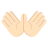 Open Hands: Light Skin Tone