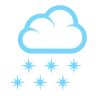 Nuage de neige Emoji 🌨 image - EmojiTwo style