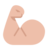 Flexed Biceps: Medium-Light Skin Tone