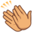 Clapping Hands: Medium Skin Tone