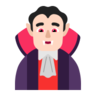Man Vampire: Light Skin Tone Emoji 🧛🏻‍♂️ image - Microsoft Classic 2D style