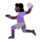 Woman Playing Handball: Dark Skin Tone