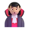 Woman Vampire: Medium-Light Skin Tone Emoji 🧛🏼‍♀️ image - Microsoft 3D Fluent style