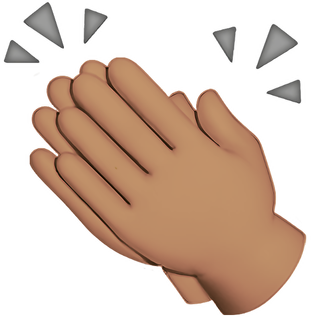 Clapping Hands: Medium Skin Tone