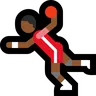 Person Playing Handball: Medium-Dark Skin Tone Emoji 🤾🏾 image - Microsoft Windows 10 Segoe UI Emoji style