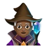 Mage: Medium-Dark Skin Tone Emoji 🧙🏾 image - Huawei Harmony OS style