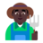 Man Farmer: Dark Skin Tone