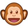Emoji Majom arc 🐵 image - Emojidex style