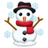 Emoji Hóember ☃ image - Huawei Harmony OS style