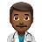 Man Health Worker: Medium-Dark Skin Tone
