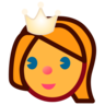 王女 Emoji 👸 image - Emojidex style