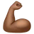 Flexed Biceps: Medium-Dark Skin Tone