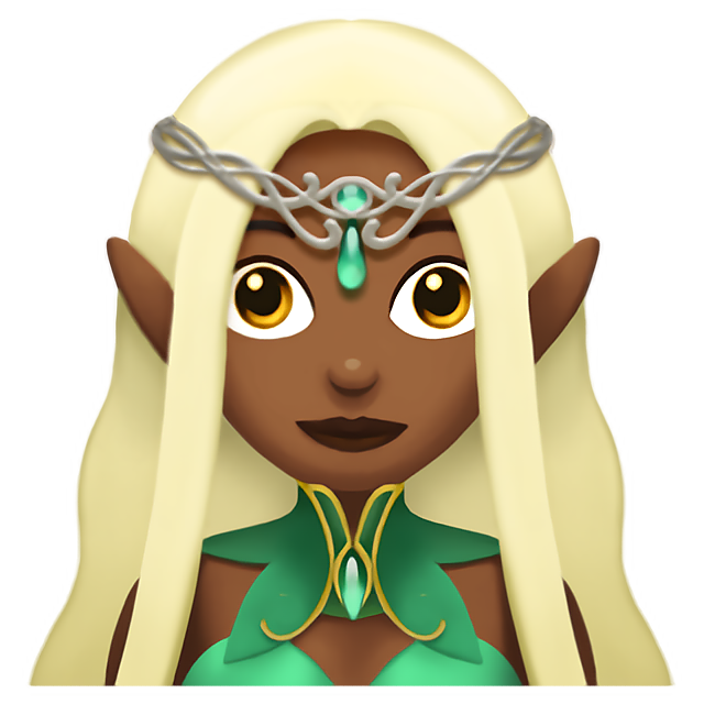 Woman Elf: Medium-Dark Skin Tone