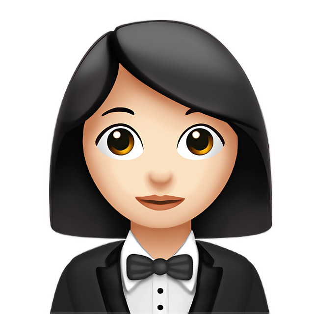 Woman In Tuxedo: Light Skin Tone