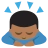 Person Bowing: Medium-Dark Skin Tone