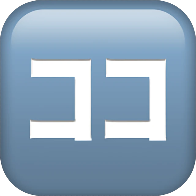 ( *´꒳`*) 🈁 - Japanese “Here” Button Emoji Meaning, Copy and Paste