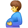 Pregnant Man Emoji 🫃 image - Samsung style
