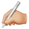 Writing Hand: Medium-Light Skin Tone Emoji ✍🏼 image - Huawei Harmony OS style